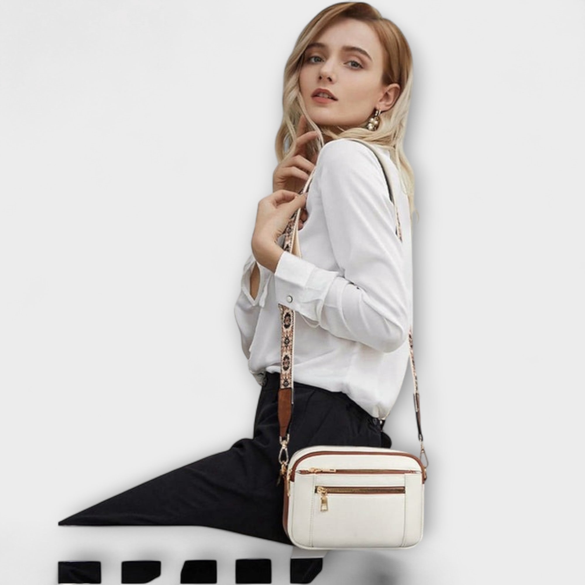 Mira™ - Elegant Läderaxelväska