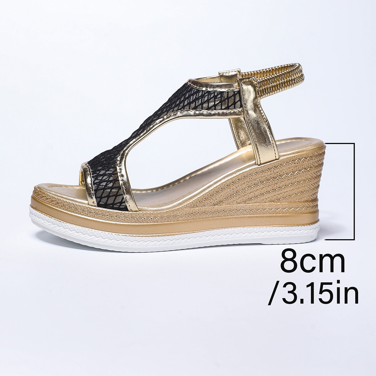 FREYJA™ – Eleganta Ortopediska Slip-in-sandaler för Kvinnor med Kilklack